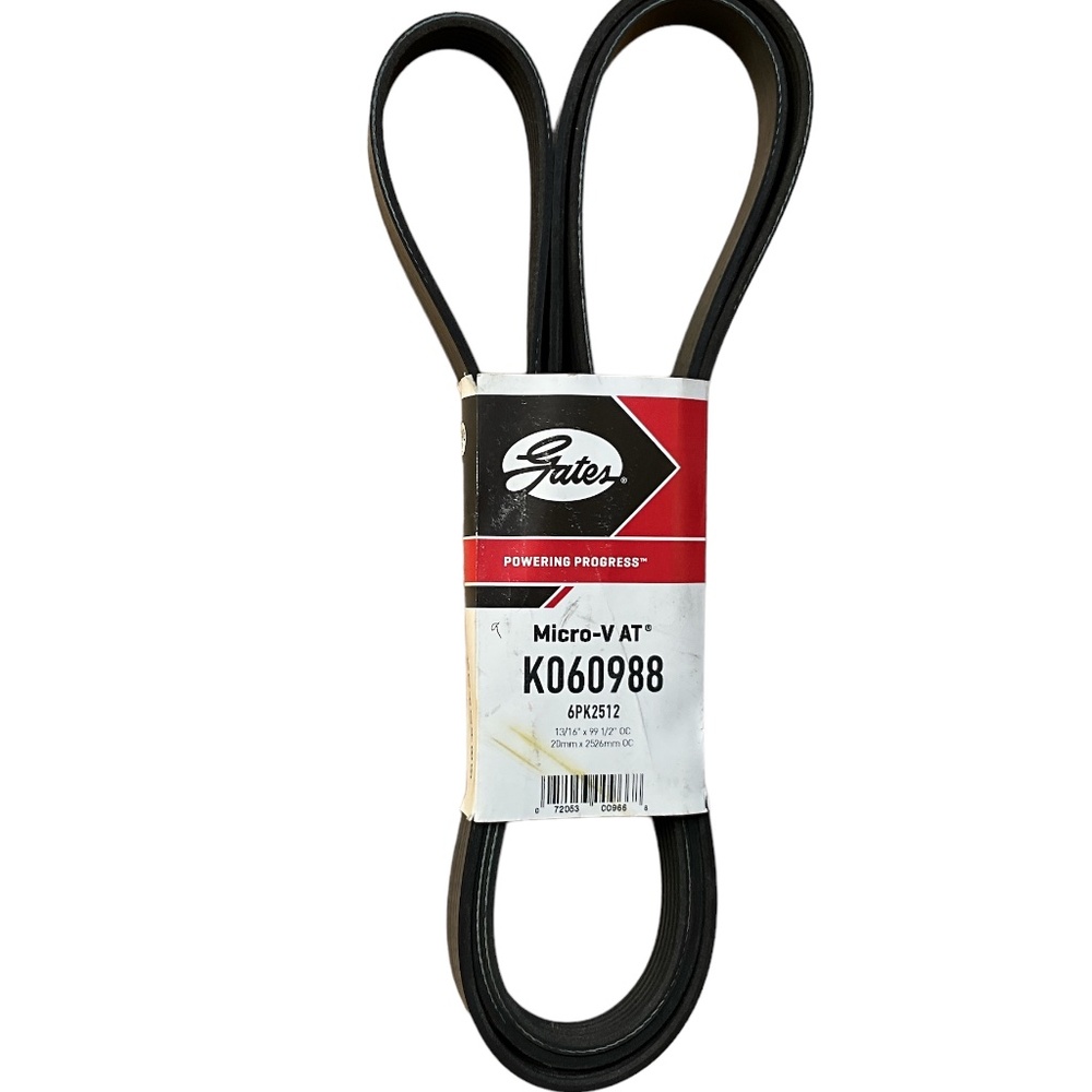 GATES AUTOMOTIVE BELT  Micro-V K060988 6PK2512 20mm x 2526mm New